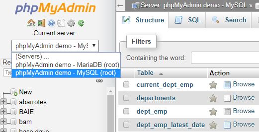 Correct demo selected